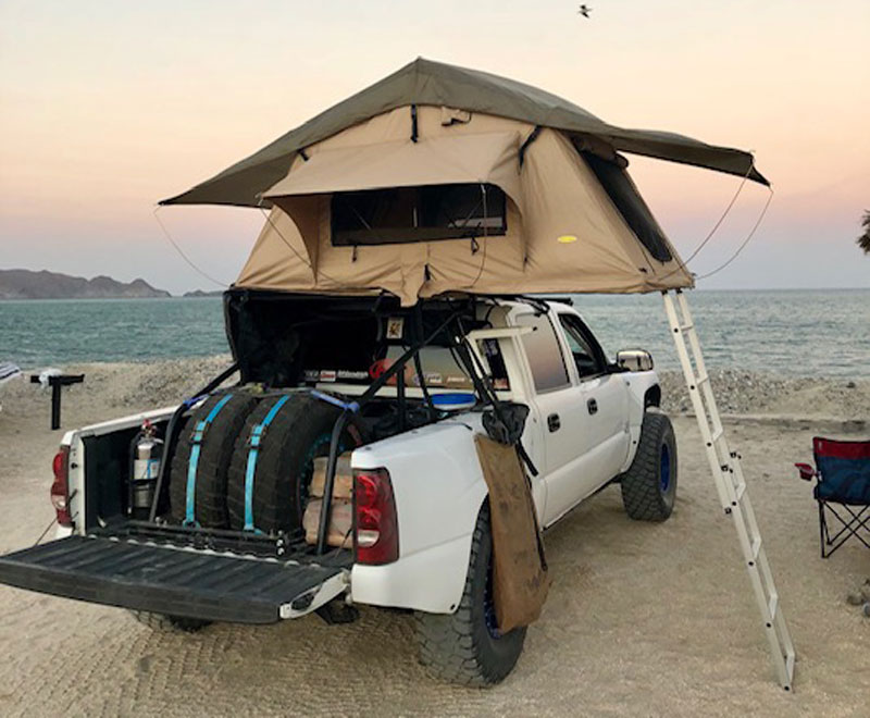 Truckeemctruckface Camped At Gonzaga Bay While Prerunning The SCORE 1000 In Baja Mexico