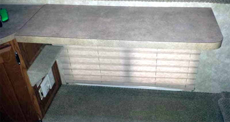 Front Mounted Counter Extension