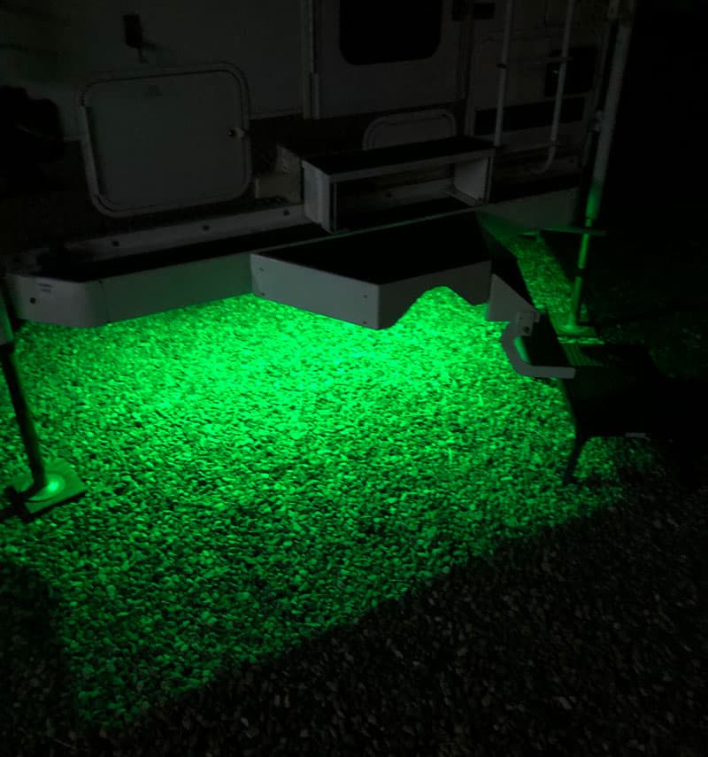 Ground Light Green Lit Up