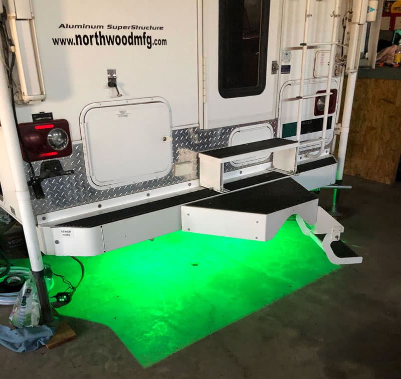 Ground Light Under Camper