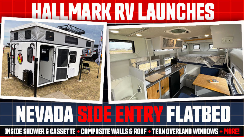 Hallmark Nevada Side Entry Flatbed Camper