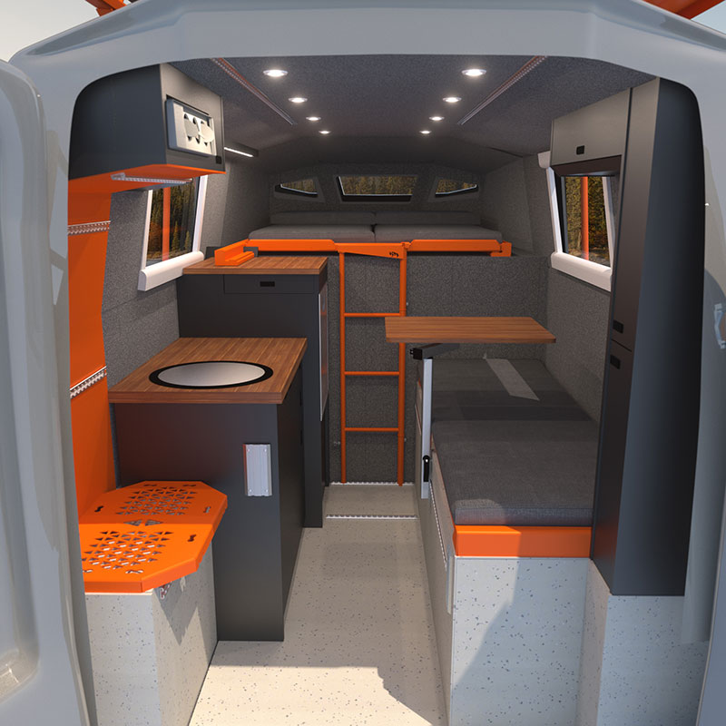 Icarus Interior Rendering Back to Front