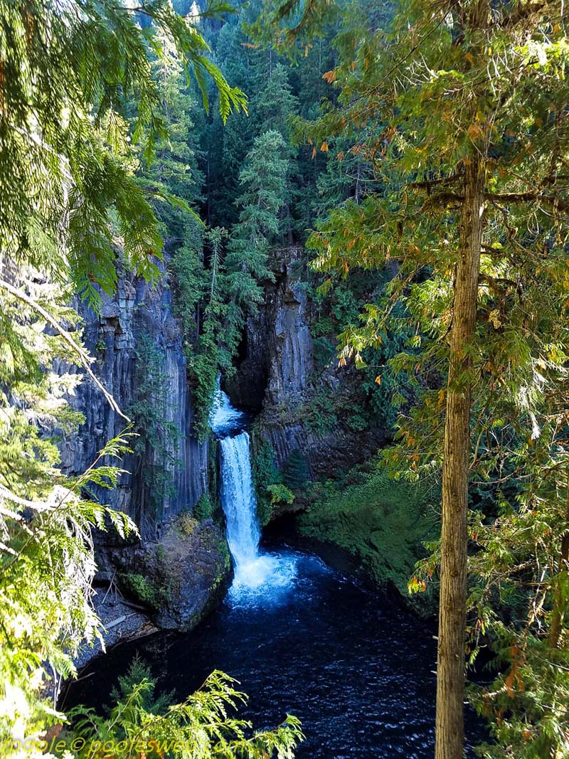 Toketee Falls in Oregon