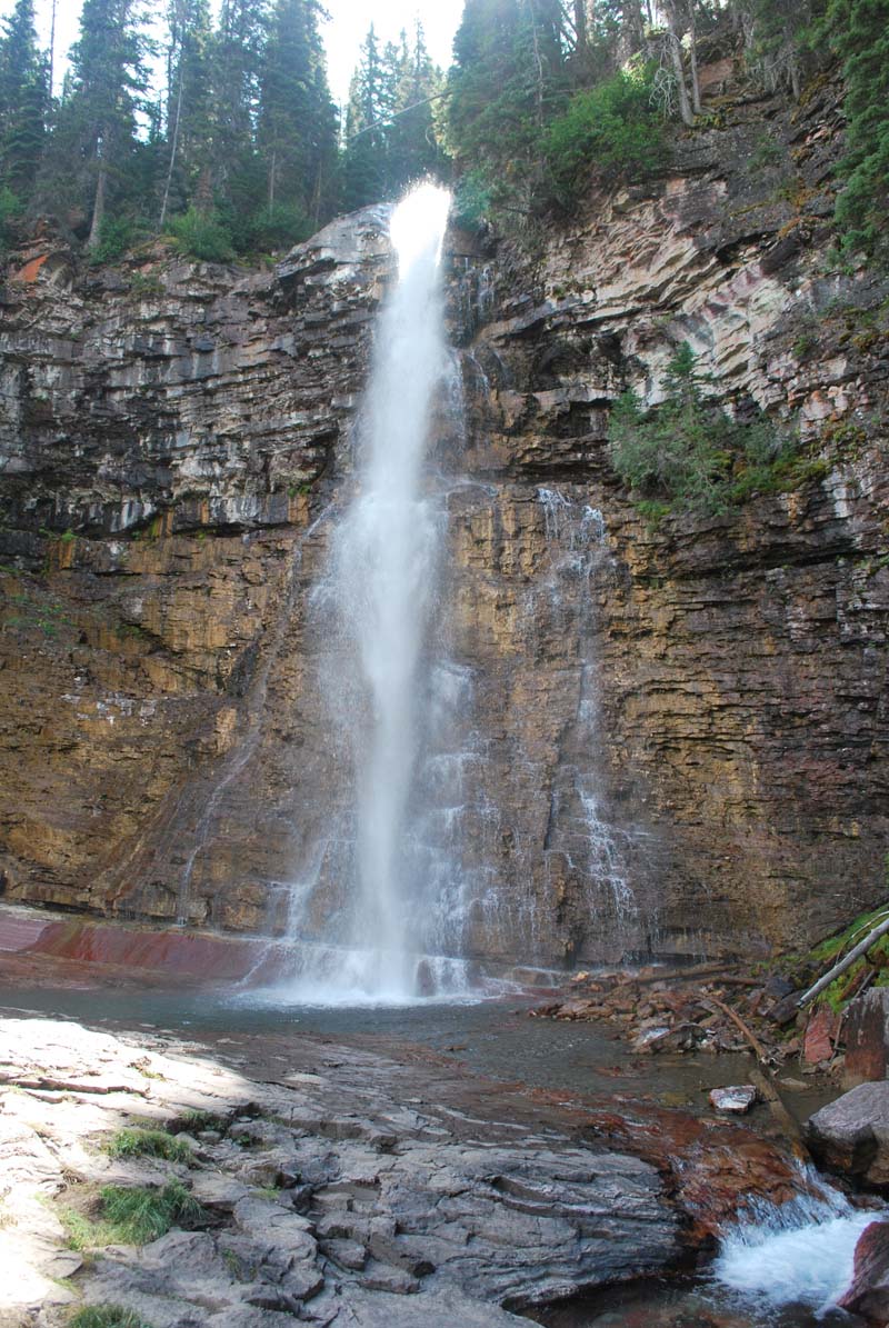 Virginia Falls Glacier National Park Montana