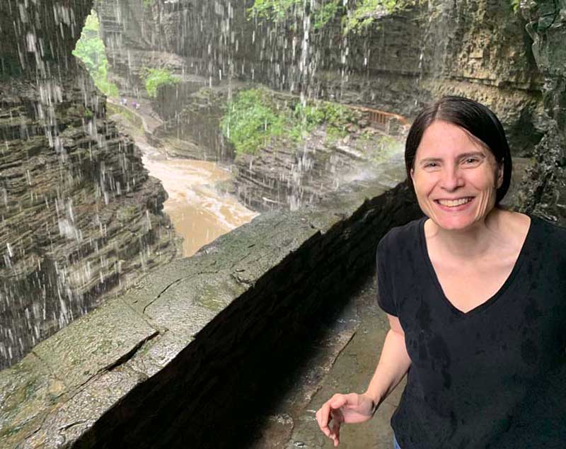 Watkins Glen State Park A Rainbow Falls