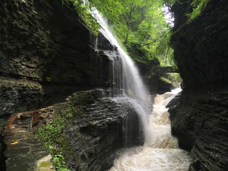 Watkins Glen State Park Rainbow Falls Gordon