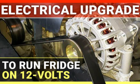 Electrical Update Allowing Camper Refrigerator to Run on 12-Volts