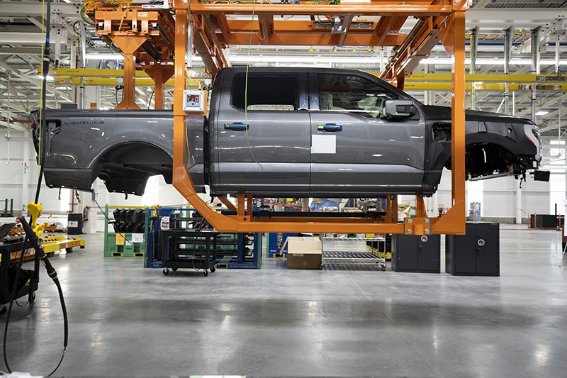 Ford Lightning Being Built