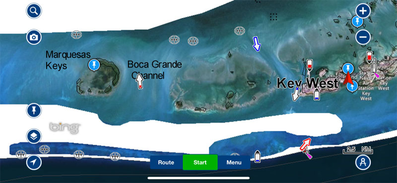 Marquesas Basin Surrounded By Islands