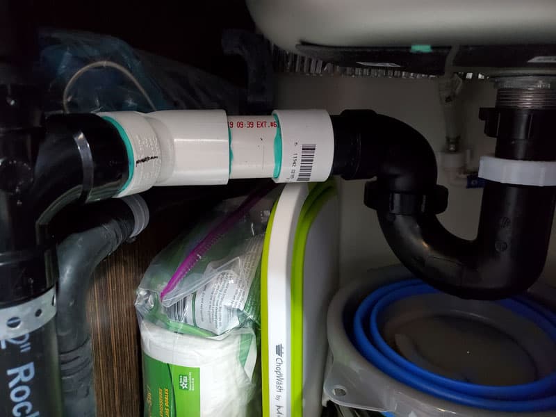 Modify Sink Drain raised p-trap