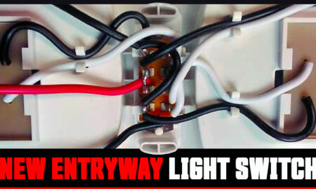 New Entryway Light Switch For A RV or Camper