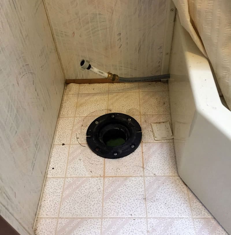 Toilet Removed In Camper