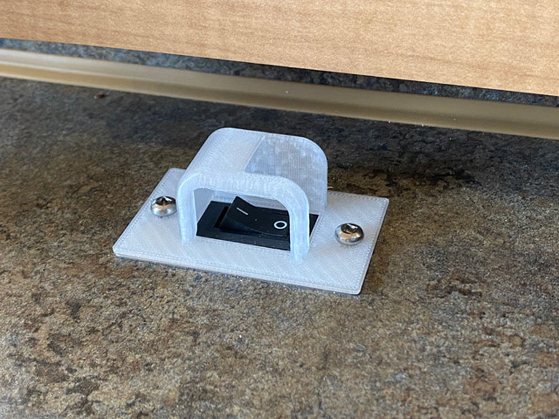 3D Printed Water Pump Switch Cover