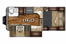 Arctic Fox Camper Buyers Guide 1140 WET Floor Plan