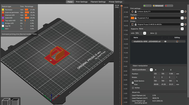 Computer CAD Slicer