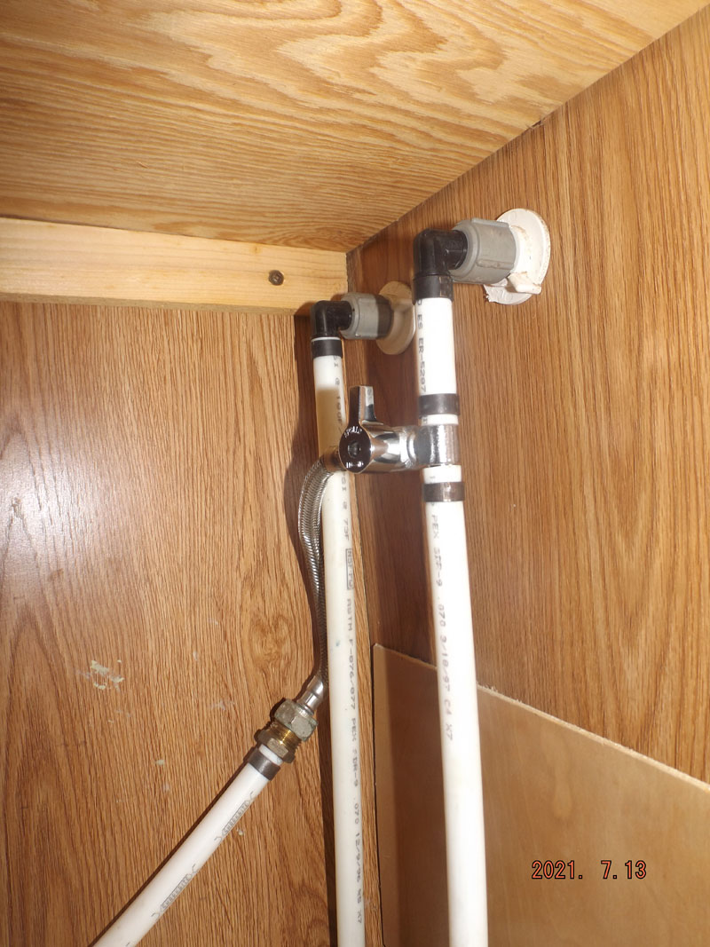 Hot Water Bleed Return Plumbing