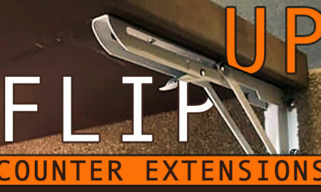 Truck Camper Flip Up Counter Extensions