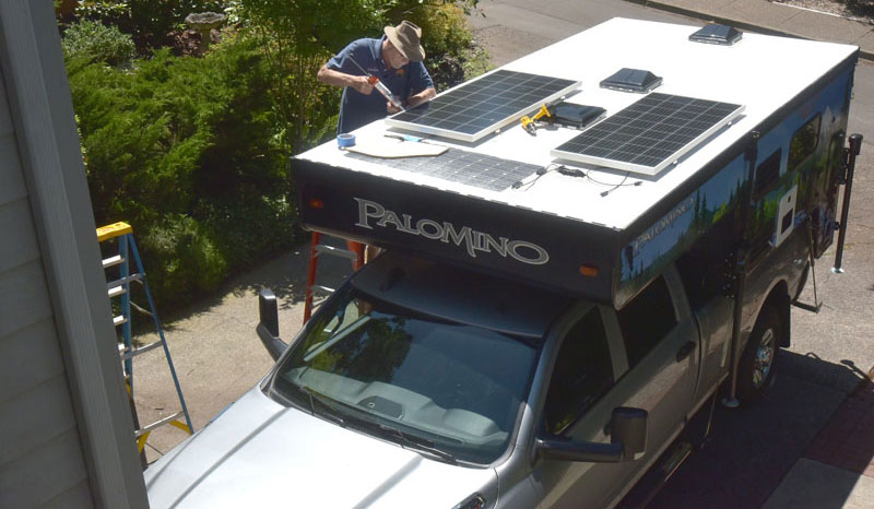 Jeff Johnston Rollin On TV Solar Install