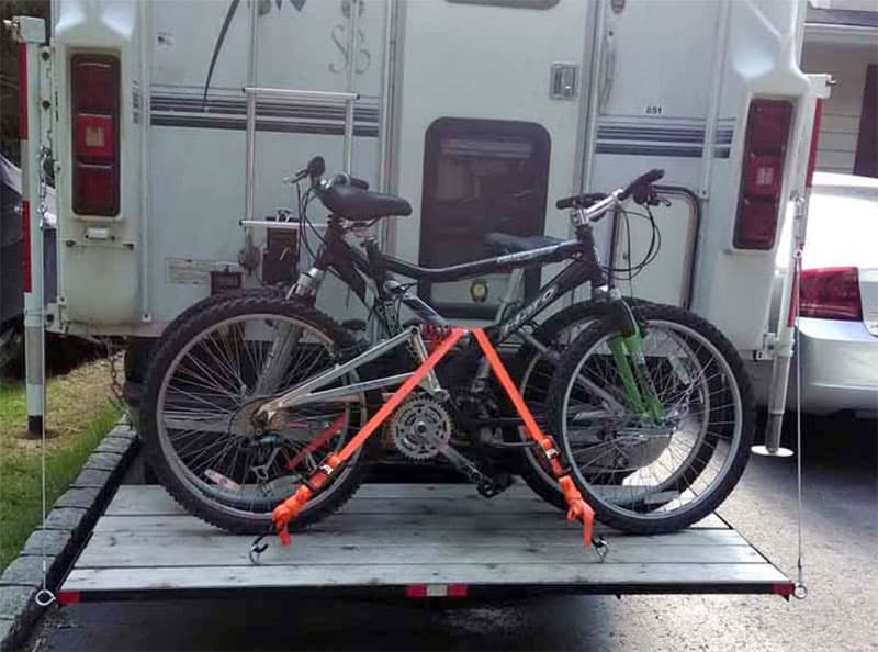 Fold Down Deck For Bikes
