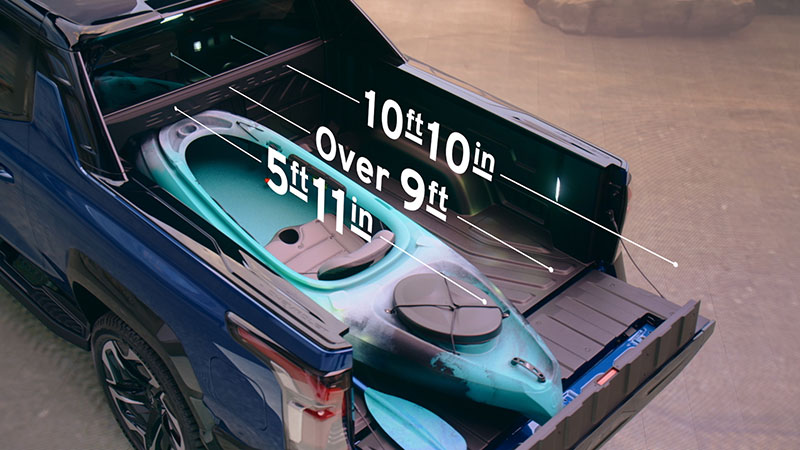 2024 Silverado EV RST Truck Bed Sizes