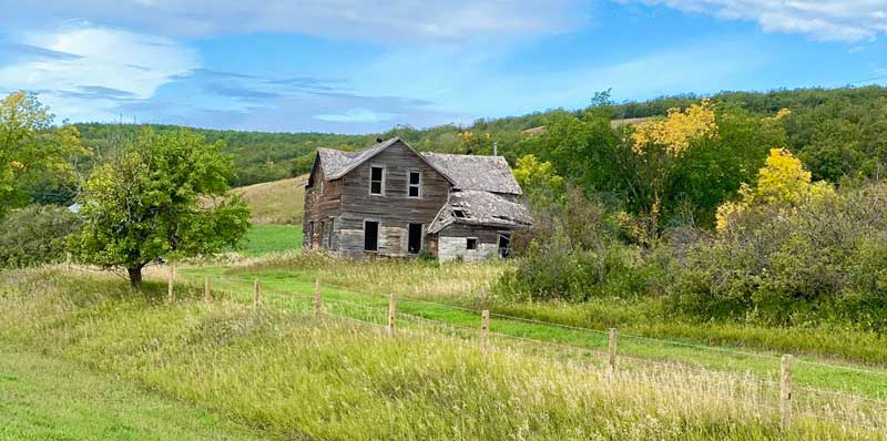 Abandoned Homestead In The Quappelle Valley