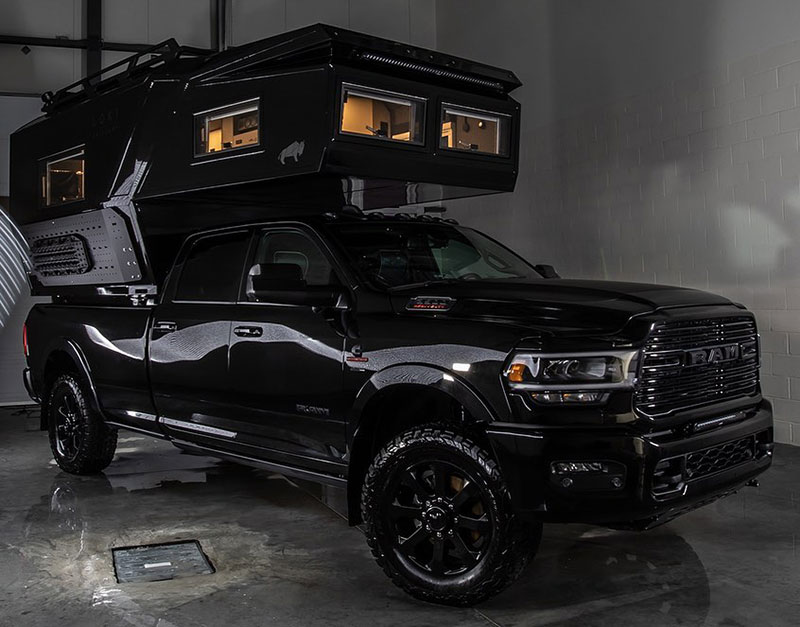 Blacked out LOKI Falcon Camper