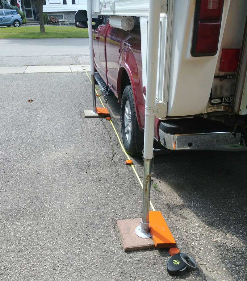 Masking Tape And Dog Leash Loading Driver Side