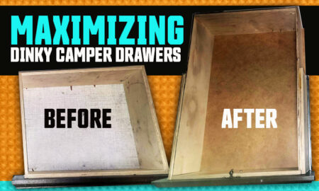 Maximizing camper drawer size