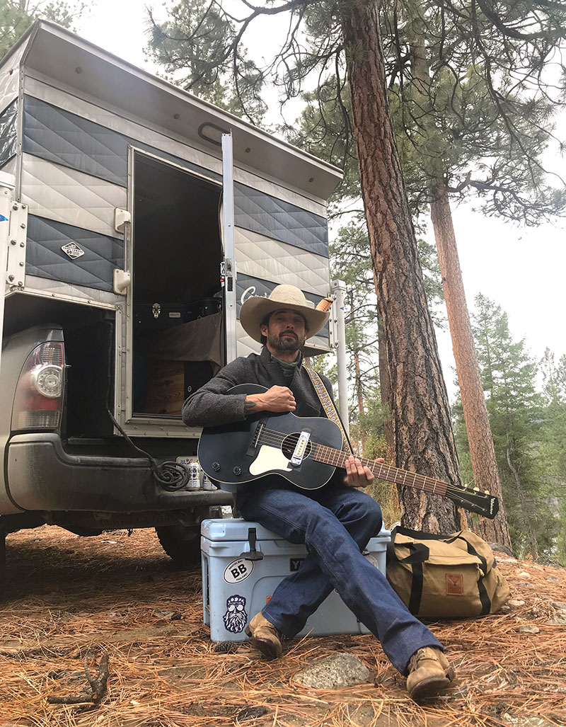 Ryan Bingham playing guitar