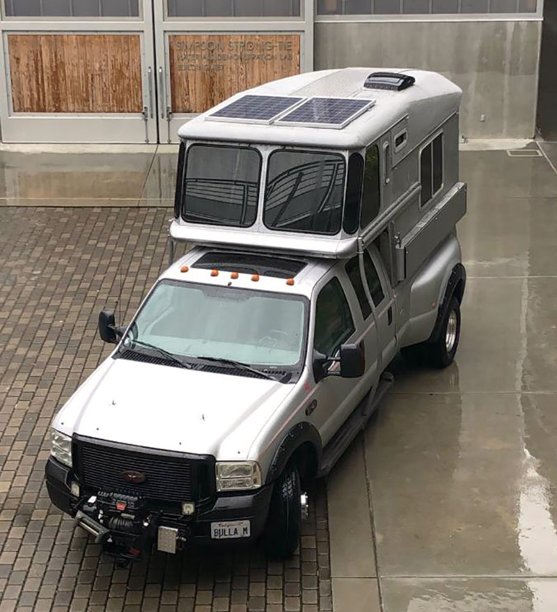 Steampunk Camper Exterior Complete Front Three Quarters 3