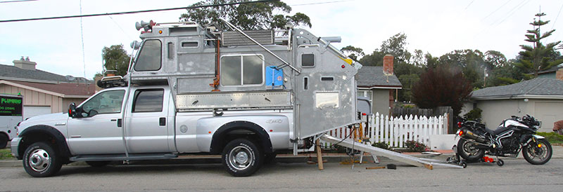 Steampunk Camper Original Side Profile Motorcycles