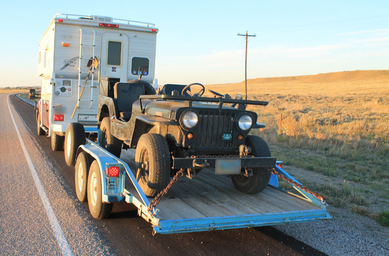 US 85 In Wyoming