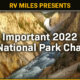 2022 National Park Changes