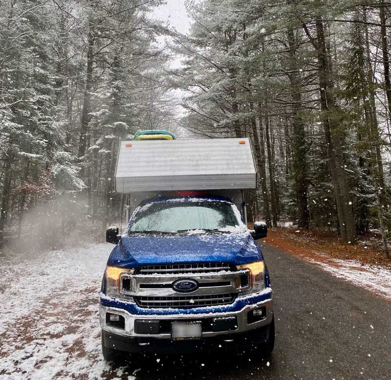 Arrowhead Provincial Park Freezing Weather Camping