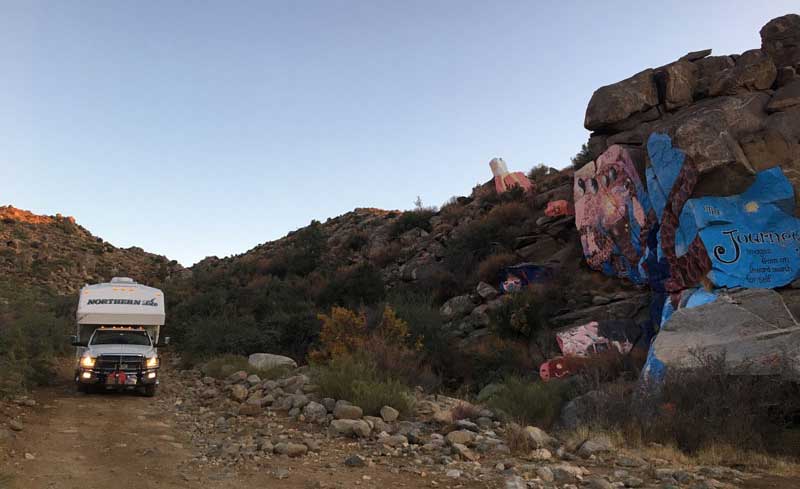 Artwork In The Mountains In Northwest Arizona In The Town Of Chloride