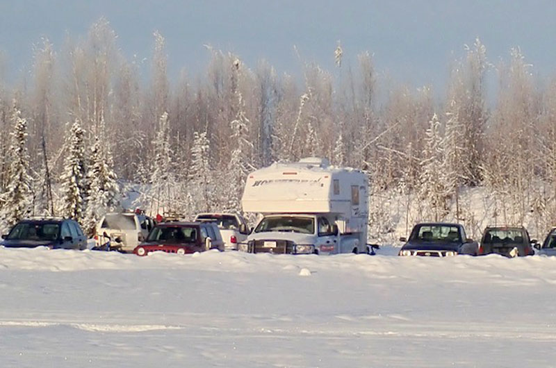 Big Lake Alaska Fat Bike Snow Race