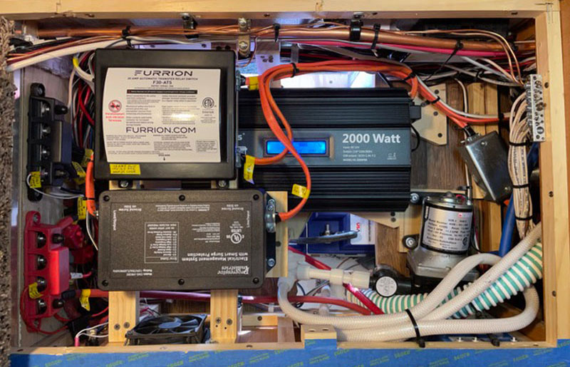 Electrical Camper Renovation Adventurer inverter