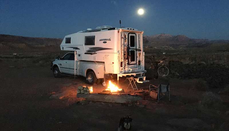 Free BLM Camping At Hurricane Cliffs Near Zion National Park, Utah