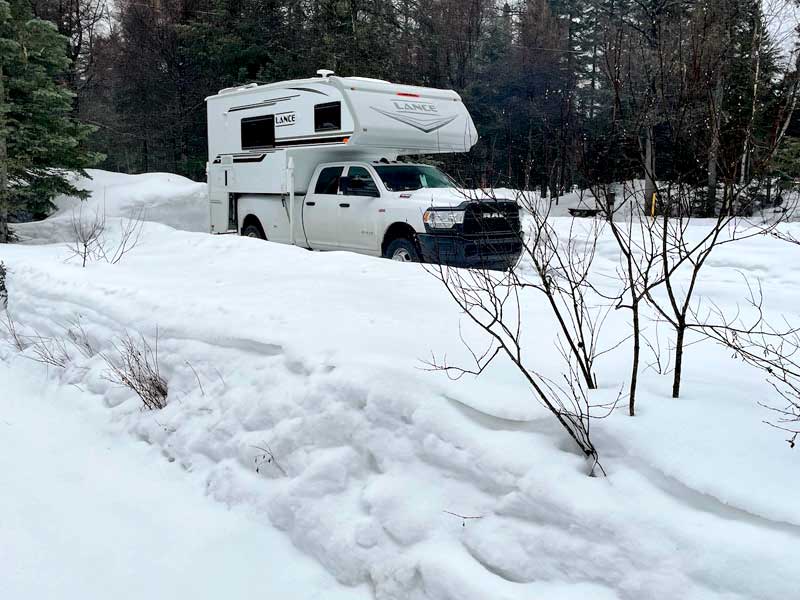 Laurentians Quebec Four Season Truck Camper