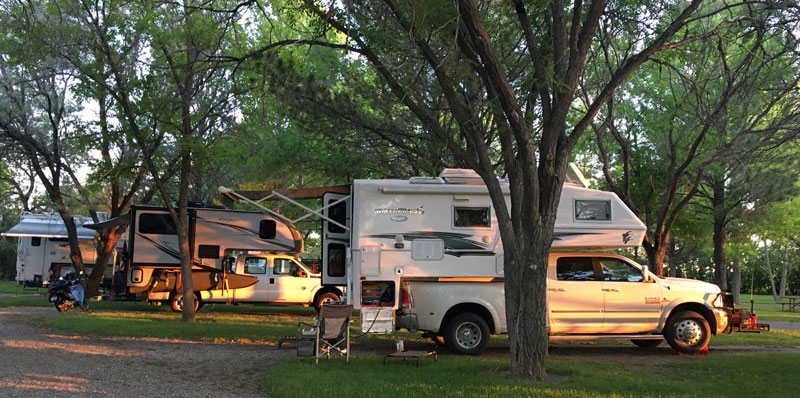 NATCOA Truck Camper Rally At Three Forks, Montana