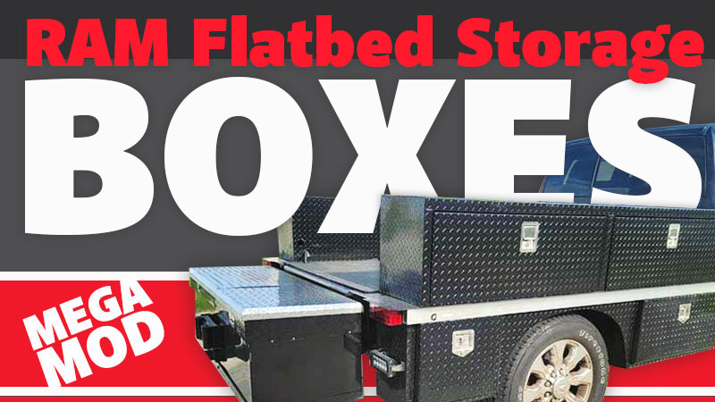 Custom Flatbed Storages Boxes