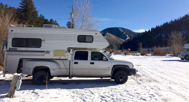 Red River, New Mexico Cold Weather Camping