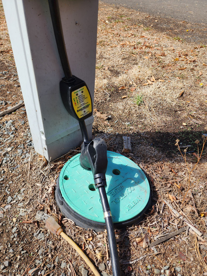 Surge Guard At Campsite