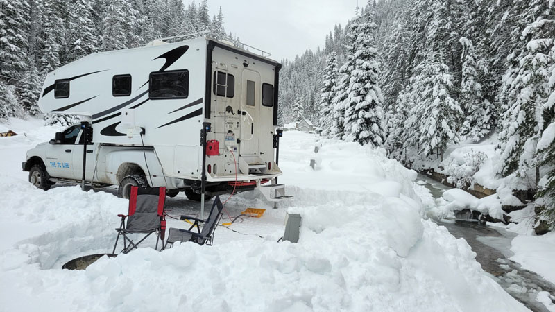 Wallace Idaho Winter Camping