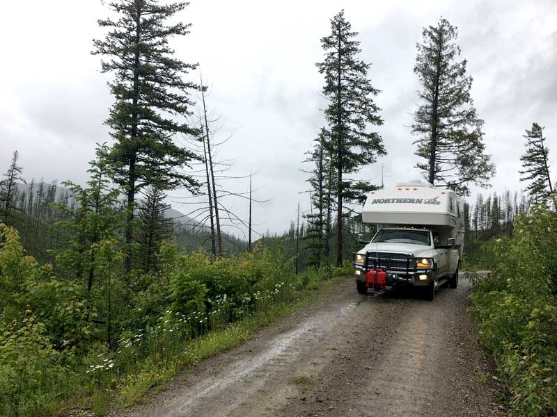 Dirt Roads In Glacier National Park