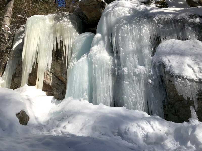 Frozen Waterfall and Ice