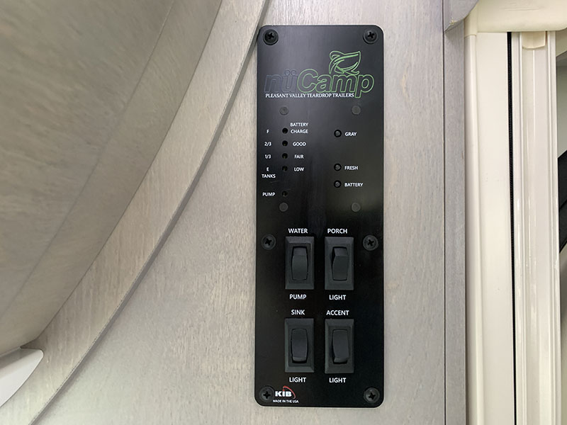 Cirrus 620 Interior NuCamp Control Panel