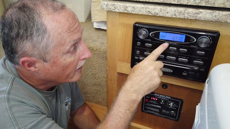 Eliminating Ghost Power RV Radio