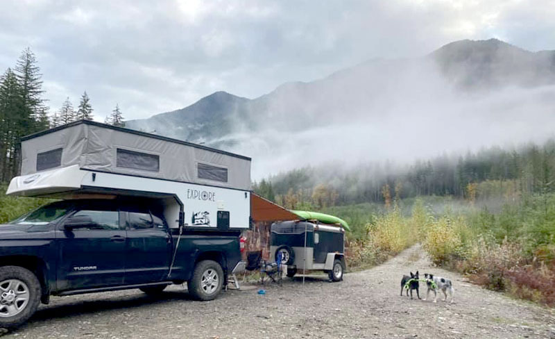 Foggy Morning Near Lake Wenatchee WA