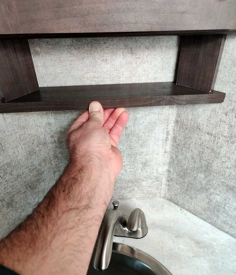 Medicine Cabinet Shelf Fitment Test